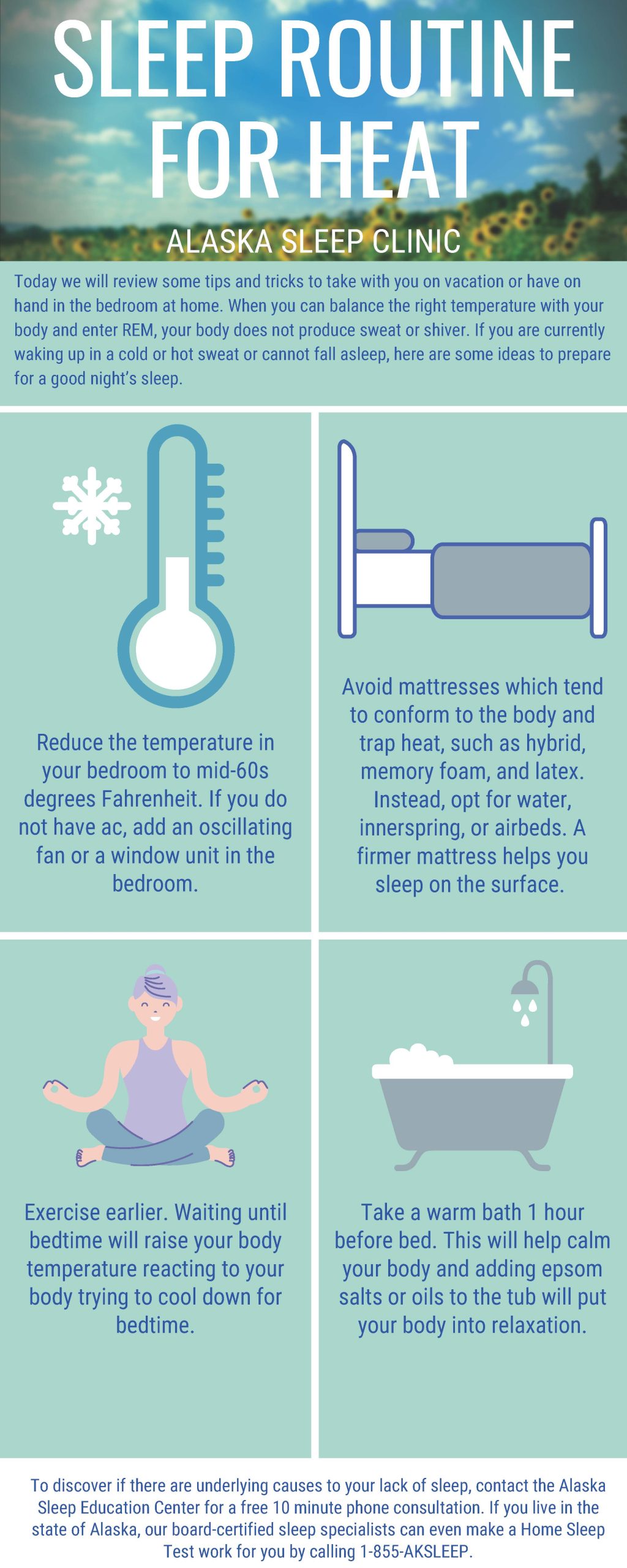 Sleeping in the Heat Alaska Sleep Clinic